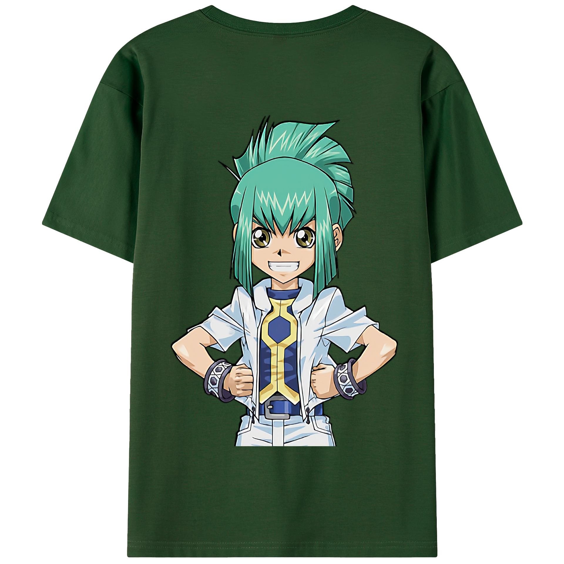 （画像用） 遊☆戯☆王 Yu-Gi-Oh! 綿100％半袖Tシャツ（背面プリント）